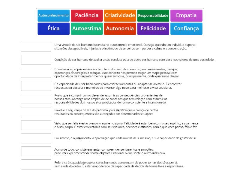 Competências Socioemocionais Match up