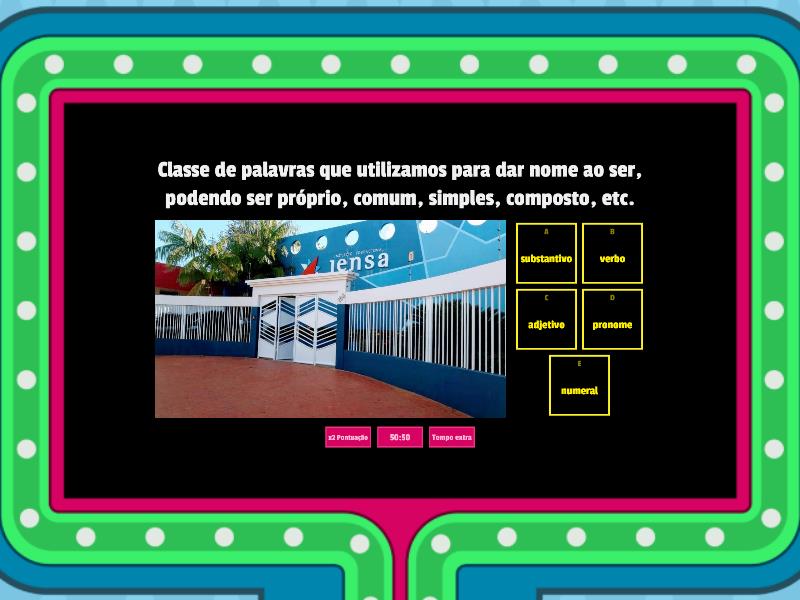 Classe De Palavras Concurso De Preguntas