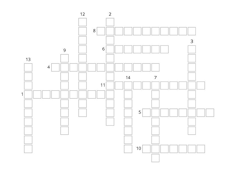 Daily Routine Past Participles Crossword