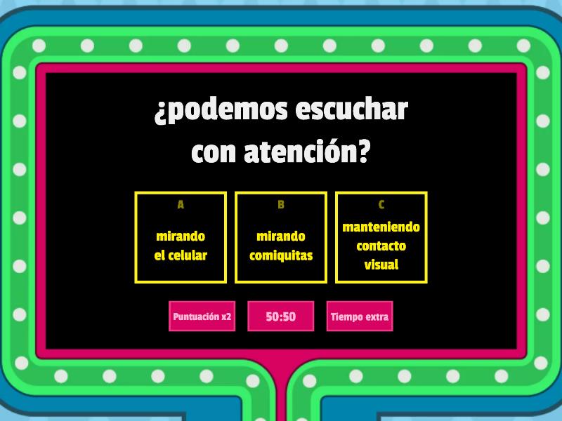 Claves Para Escuchar De Forma Activa Gameshow Quiz