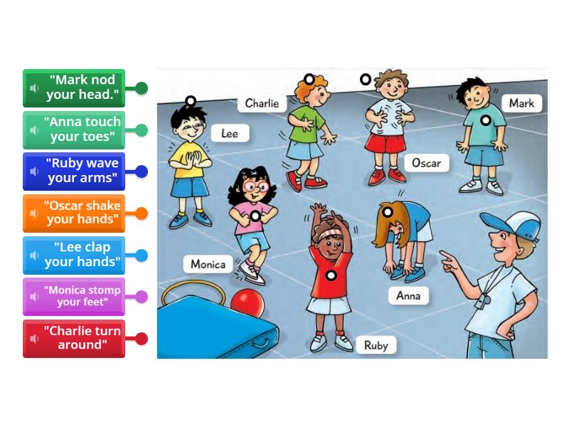 Listen And Match Labelled Diagram