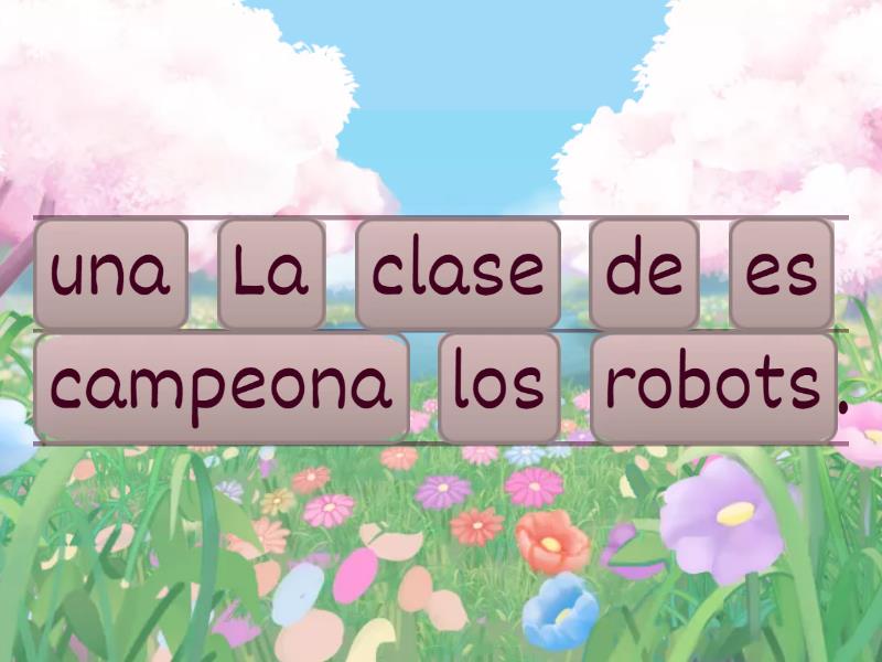 Ordenar Palabras Para Formar Frases Unjumble