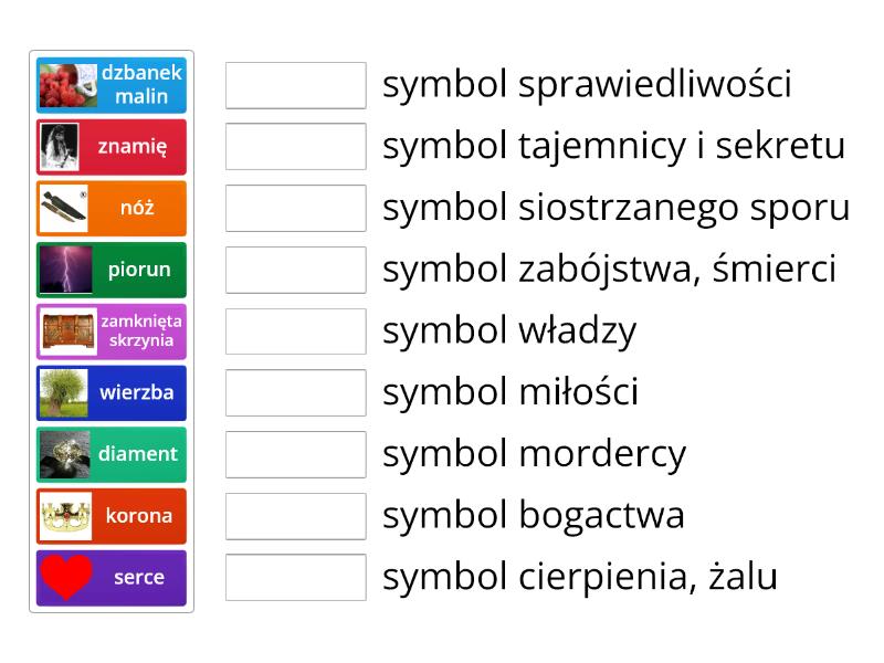 Symbole W Balladynie Match Up