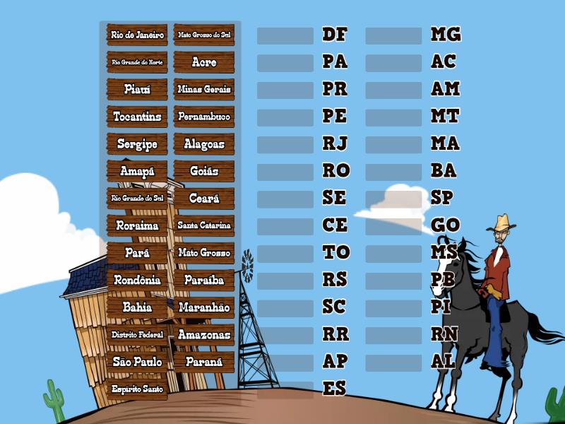UNIDADES FEDERATIVAS BRASILEIRAS Match Up