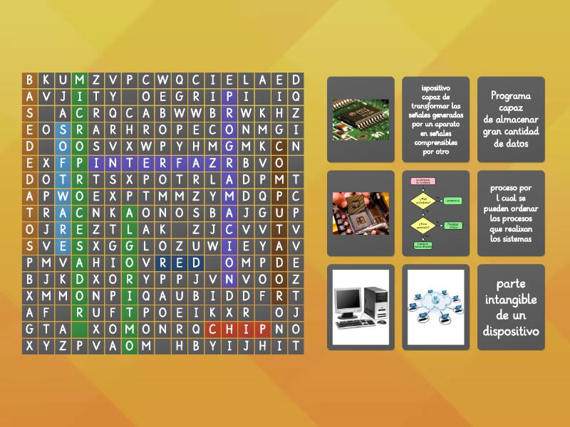 Sopa De Letras Tecnologia Wordsearch