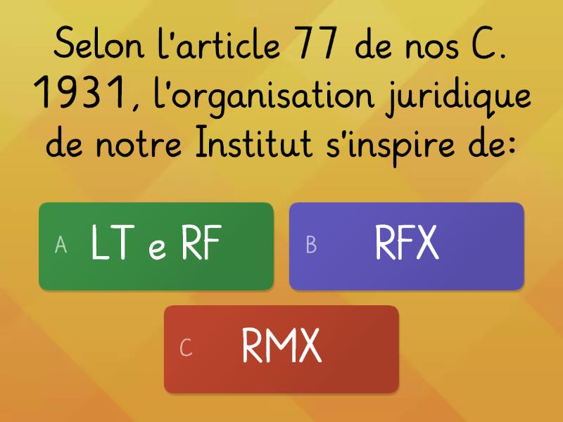 Xavérien FR Quiz