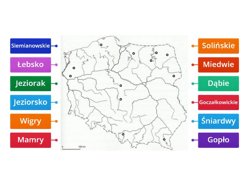 Geogrfia Jeziora W Polsce Klasa 7 Labelled Diagram