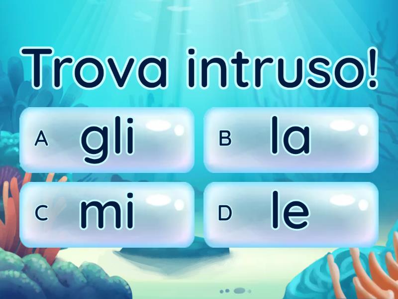 Trova Intruso Quiz