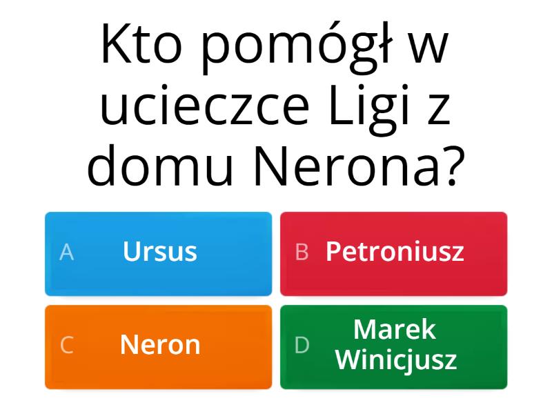 Z Lektury Quo Vadis Test