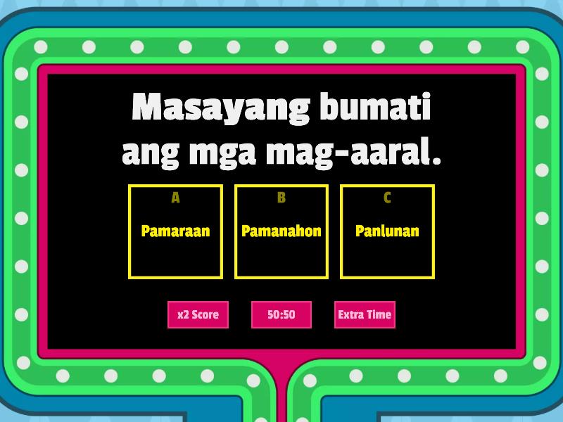 Pang Abay Gameshow Quiz