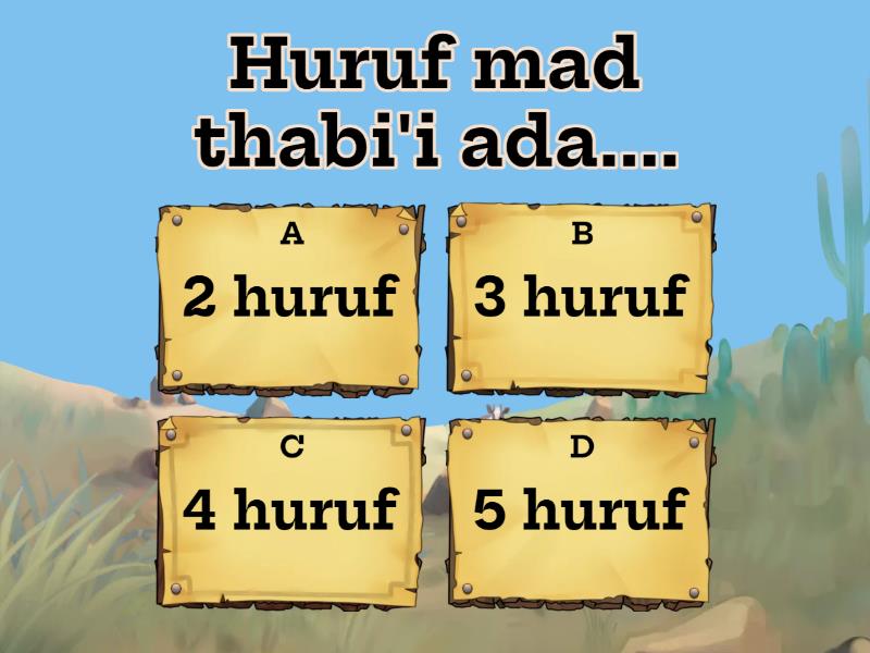 Hukum Bacaan Mad Thabi I Quiz