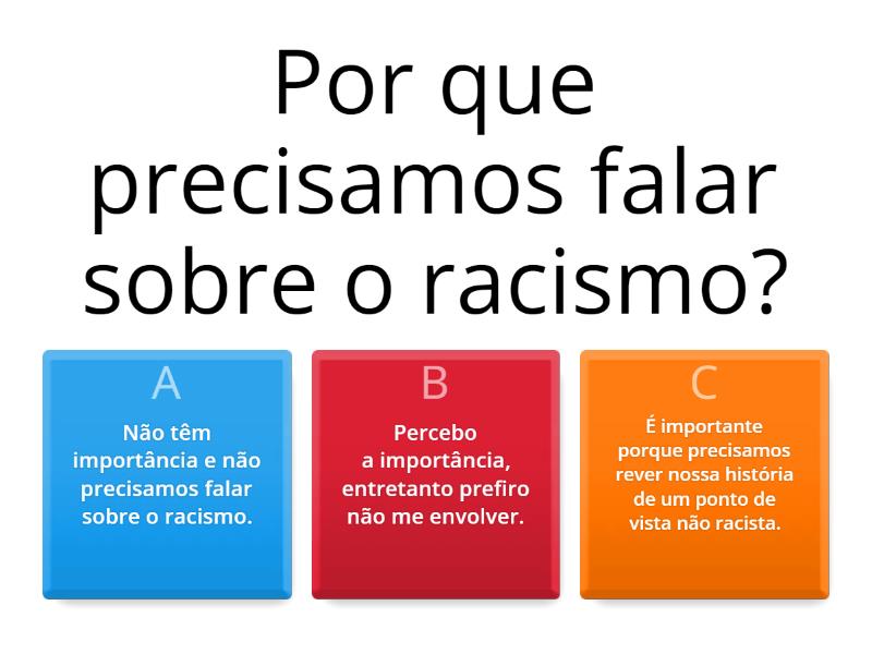 Racismo Quiz