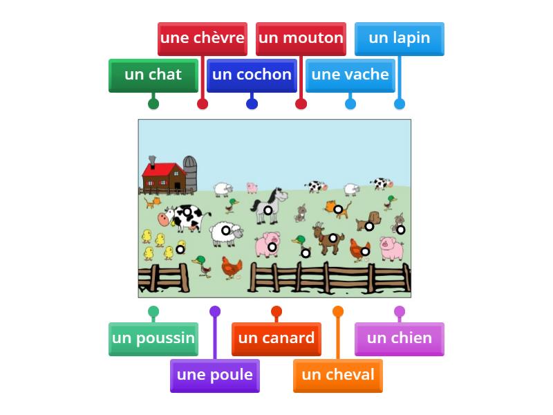 La Ferme Labelled Diagram