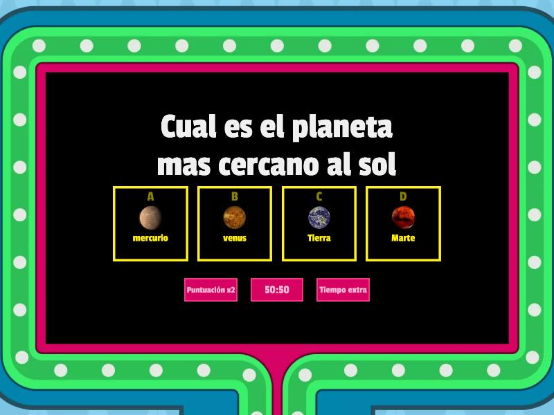 El Sistema Solar Gameshow Quiz