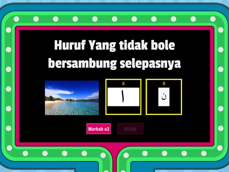 Huruf Yang Tidak Boleh Bersambung Selepasnya Gameshow Quiz