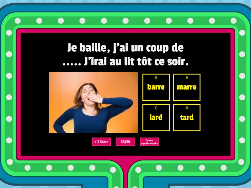 Expressions Avec Le Mot Coup Gameshow Quiz