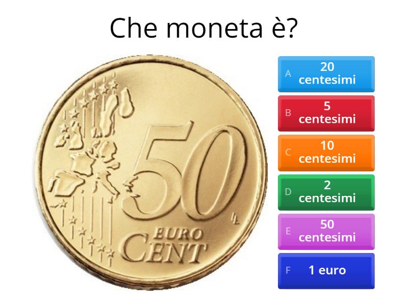 Impariamo A Riconoscere L Euro Quiz