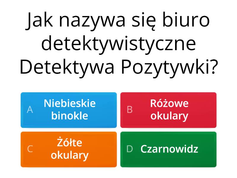 Detektyw Pozytywka Test