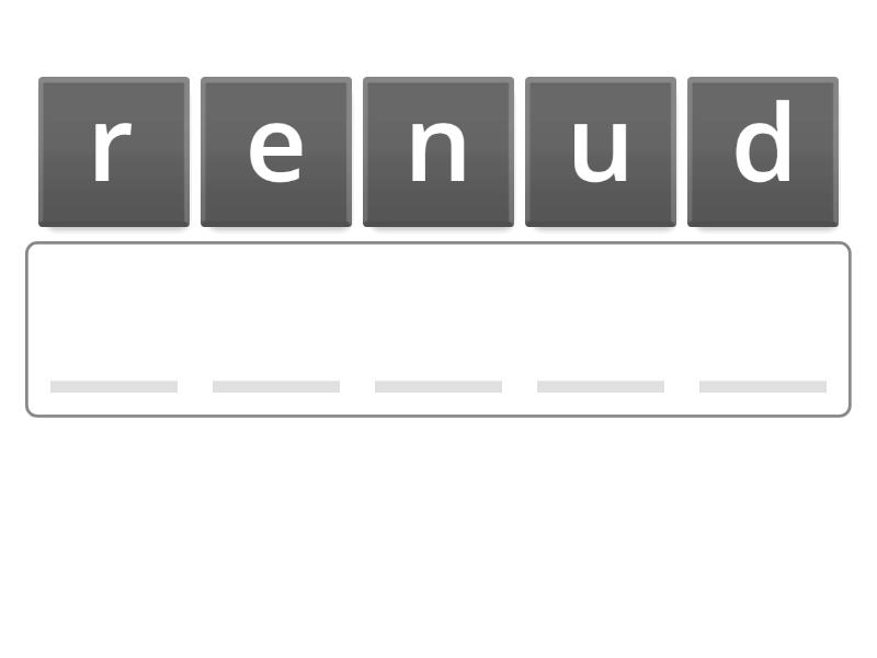 Prepositions Of Place EF Elem Anagram