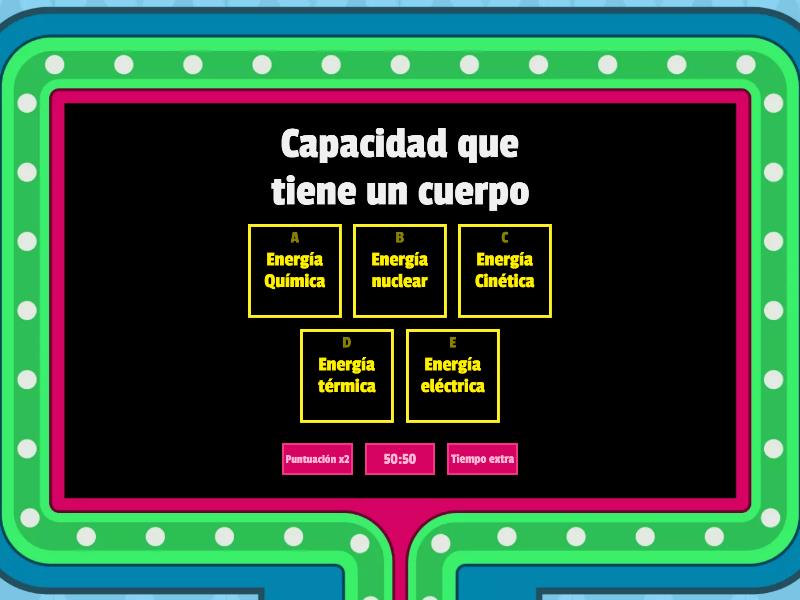 La Materia Y Sus Interacciones Gameshow Quiz