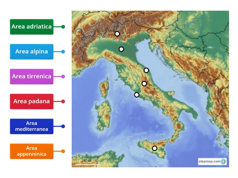 Aree Climatiche Italiane Cartina Labelled Diagram