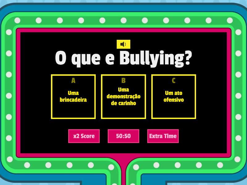 Questionario Bullying Gameshow Quiz