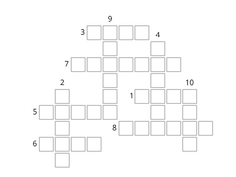 Las Partes Del Cuerpo Crossword