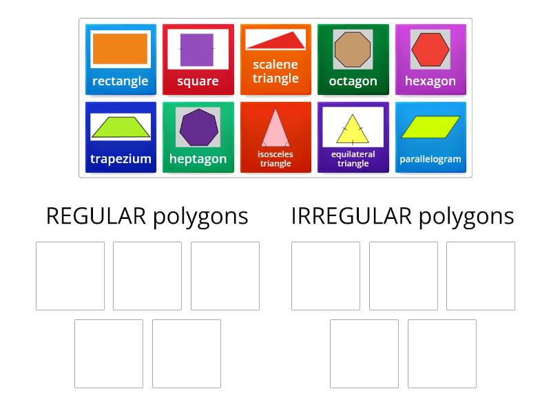 Types Of Polygons Group Sort