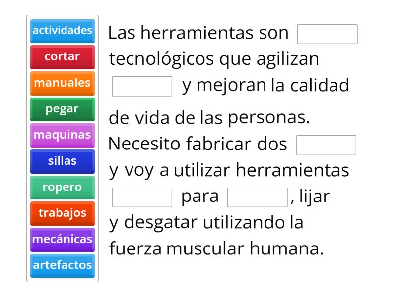 Completar Las Siguientes Oraciones Con Las Palabras Correctas