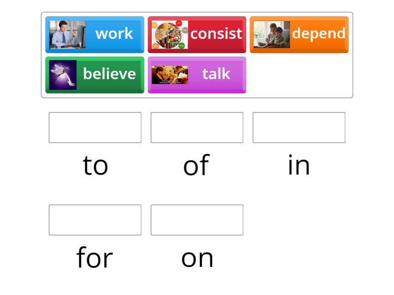 Verbs And Dependent Prepositions Une Las Parejas