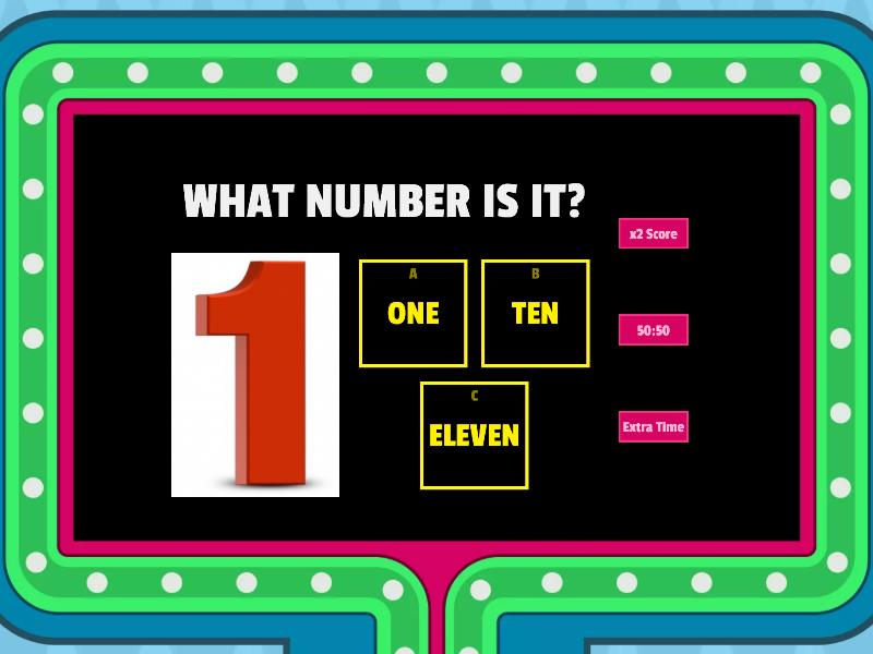 4th Grade Numbers Up To 20 Gameshow Quiz