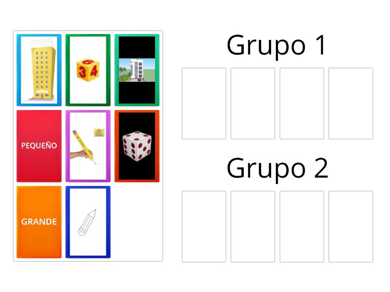 CLASIFICA LOS ADJETIVOS Group Sort