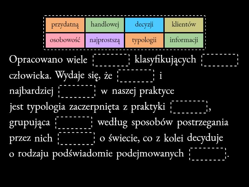 Wiedza Praktyczna Typologia Palabra Perdida