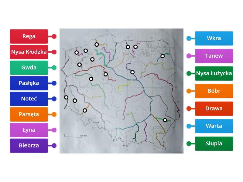 Rzeki Polski Klasa Cz Labelled Diagram