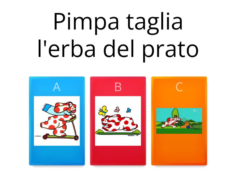 Cosa Fa La Pimpa Quiz