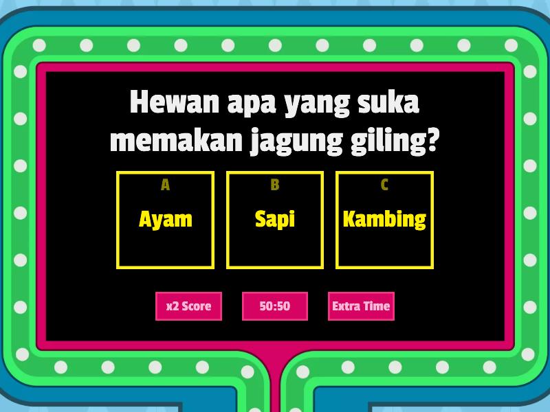 Tebak Hewan Gameshow Quiz