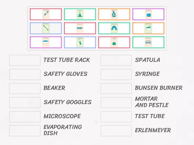 Elementos De Laboratorio Match Up