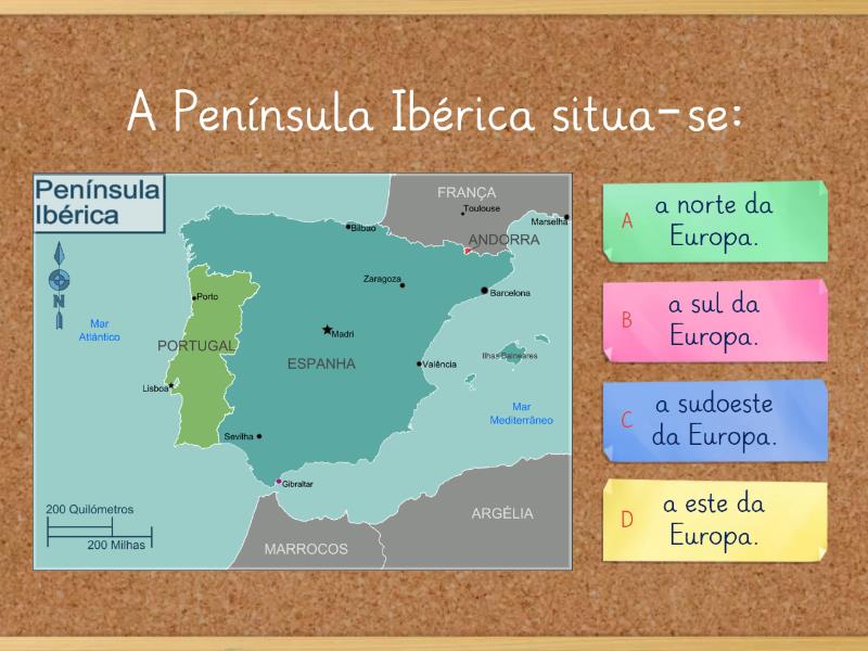 Clima e Relevo da Península Ibérica Quiz