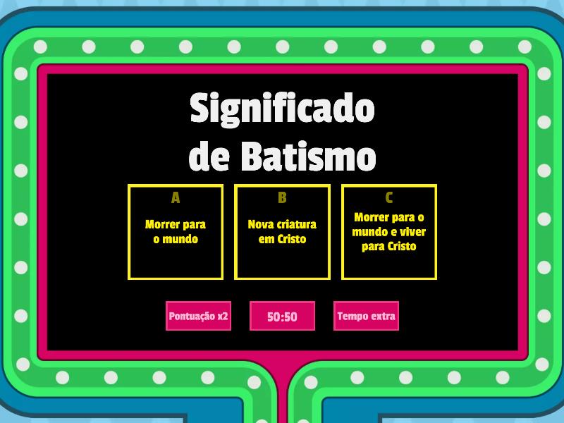 Batismo Gameshow Quiz