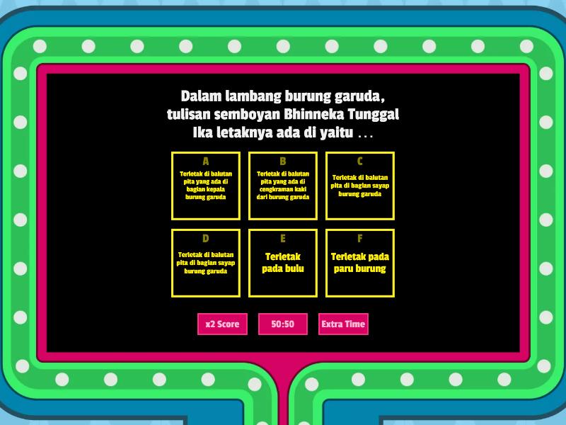 Bhinneka Tunggal Ika Gameshow Quiz