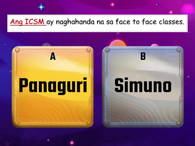 Simuno O Panaguri Quiz