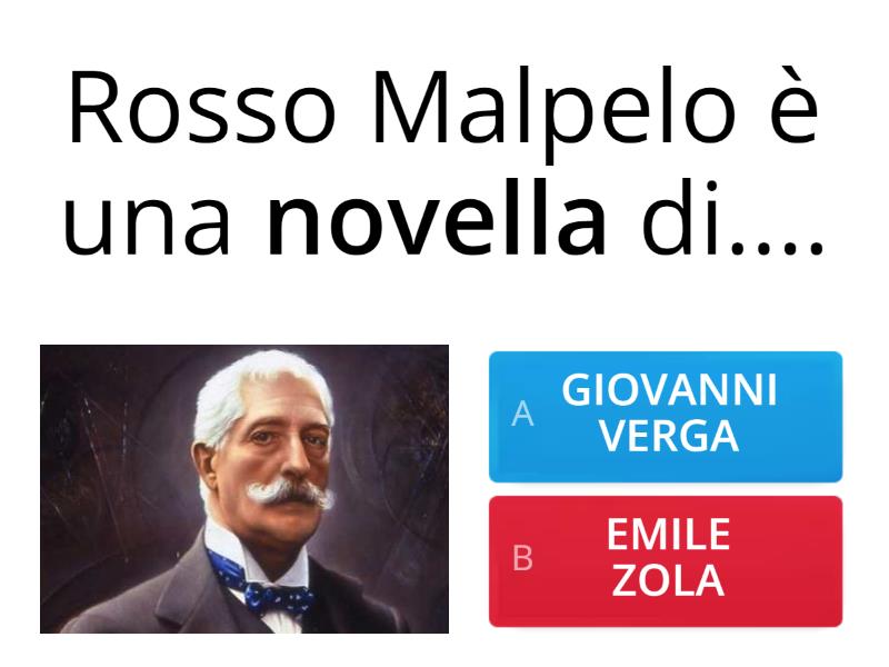 ROSSO MALPELO Esercizi Quiz