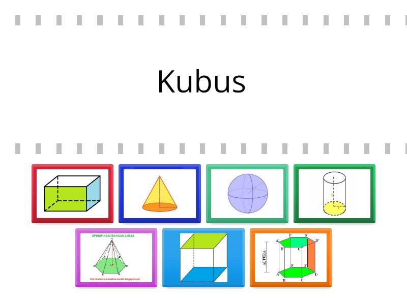 Mencocokkan Bangun Ruang Kelas Find The Match