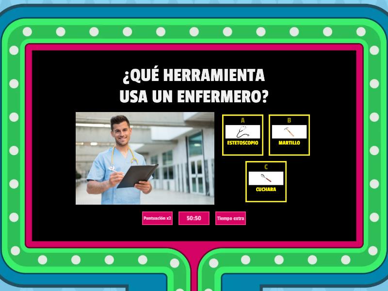 TRABAJOS Y HERRAMIENTAS Gameshow Quiz