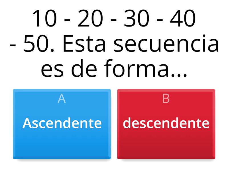 Secuencia Numerica Quiz