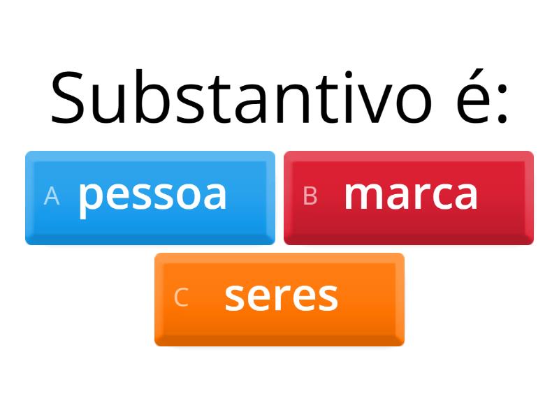 Substantivo Quiz