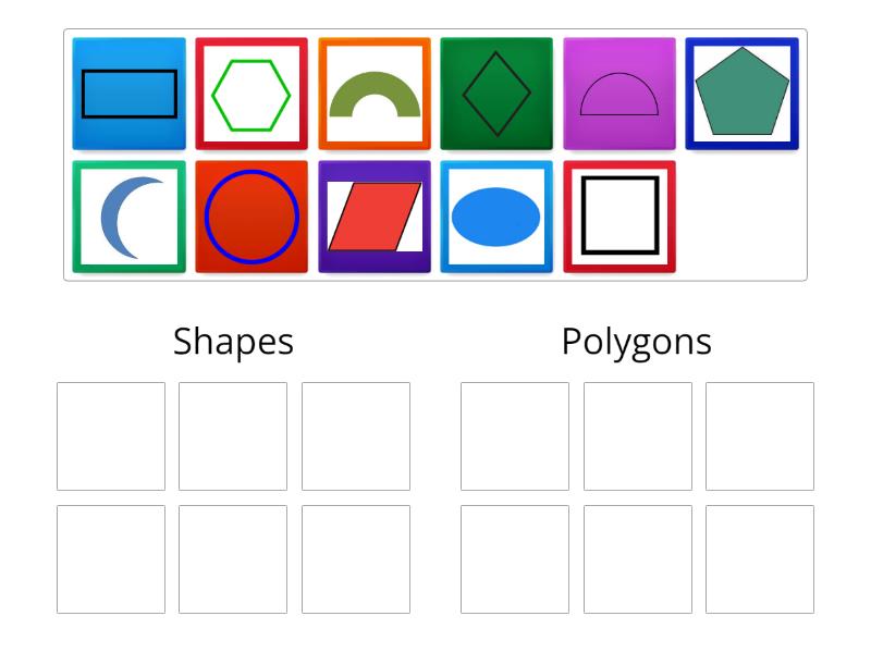 Shapes And Polygons Group Sort