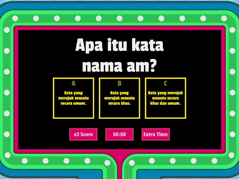 Kuiz Kata Nama Gameshow Quiz