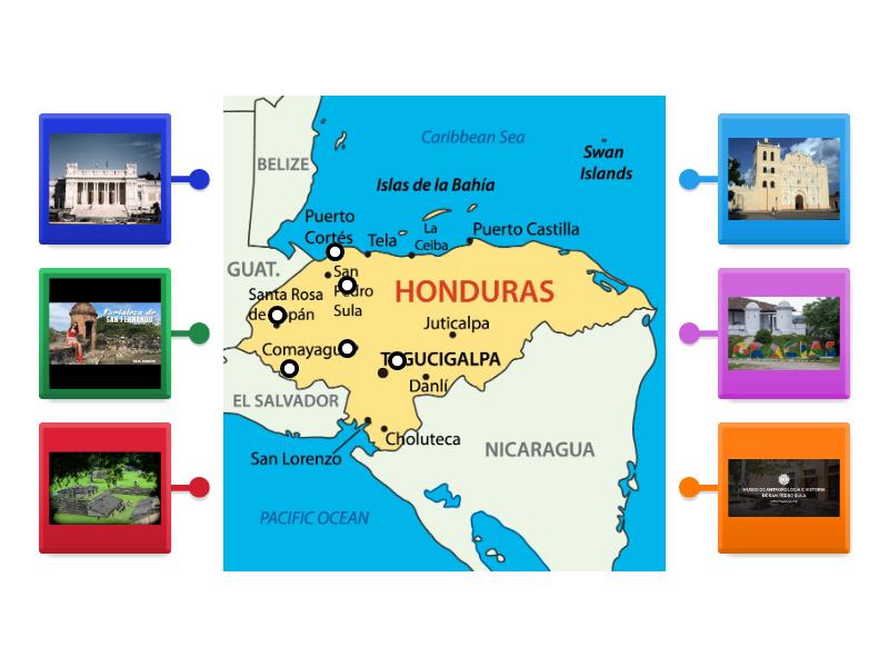 Patrimonios Culturales De Honduras Diagrama Con Etiquetas