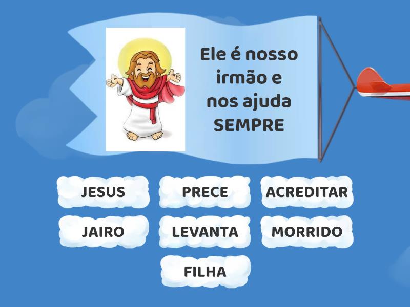 Atividade Sobre O Tema Jesus E A Filha De Jairo Encontre A Combina O